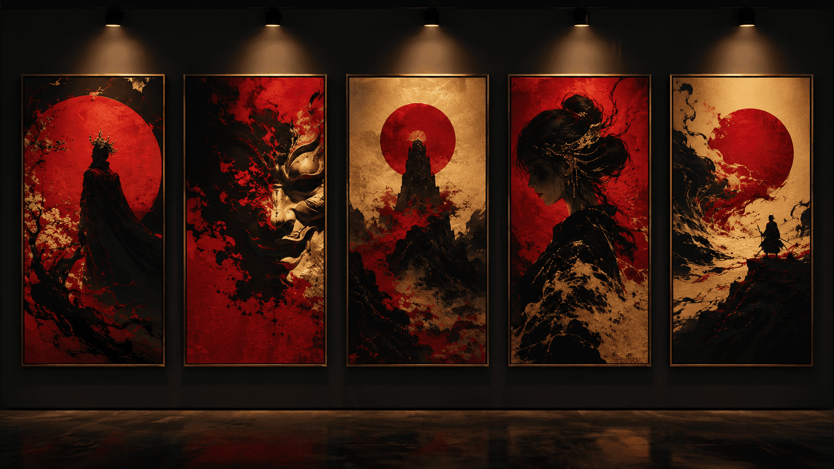 Tour poster variants generated by the Mischief promo studio