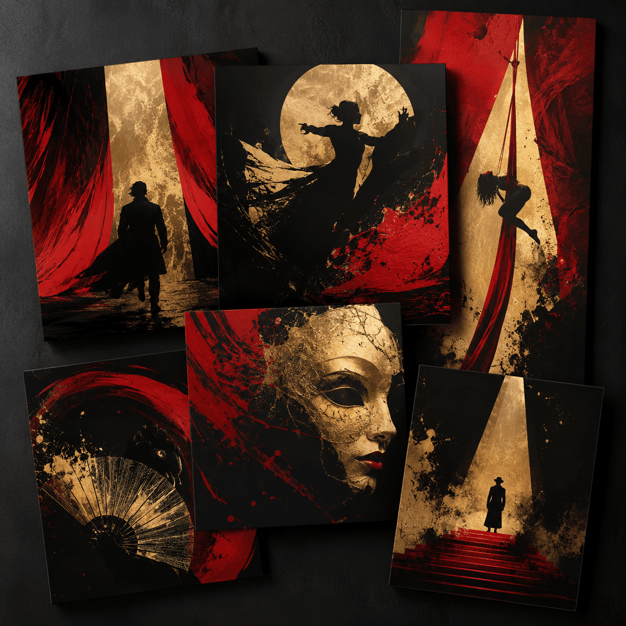 Social teaser tiles generated by the Mischief promo studio